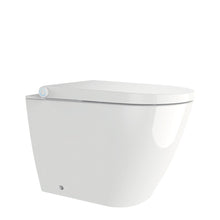 Neion wall faced intelligent toilet with remote and Arcisan concealed cistern