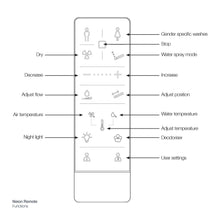 Neion wall faced intelligent toilet with remote and Arcisan concealed cistern